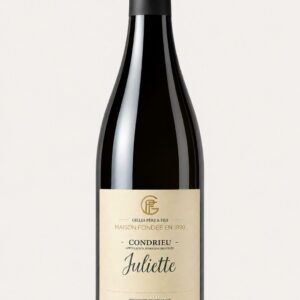 Bouteille de vin blanc Condrieu « Juliette » – Maison Gilles Père & Fils, vigneron en Vallée du Rhône depuis 1890