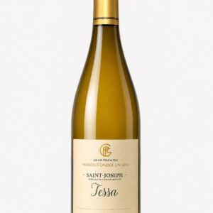 Bouteille de vin blanc Saint-Joseph « Tessa » – Maison Gilles Père & Fils, vigneron en Vallée du Rhône depuis 1890