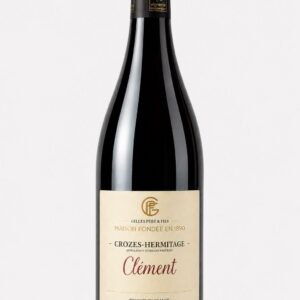 Bouteille de vin rouge Crozes-Hermitage « Clément » – Maison Gilles Père & Fils, vigneron en Vallée du Rhône depuis 1890