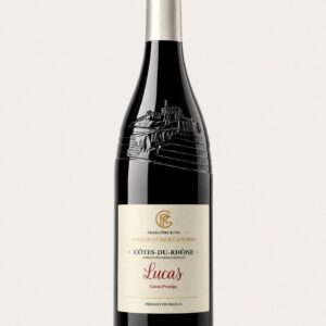 Bouteille de vin rouge Côtes-du-Rhône « Lucas » – Maison Gilles Père & Fils, vigneron en Vallée du Rhône depuis 1890