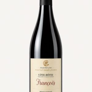 Bouteille de vin rouge Côte-Rôtie « François » – Maison Gilles Père & Fils, vigneron en Vallée du Rhône depuis 1890