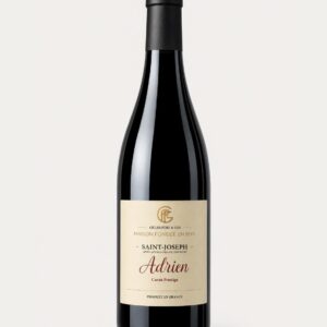 Bouteille de vin Saint-Joseph cuvée Adrien, Maison Gilles Père & Fils