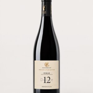 Bouteille de vin Syrah cuvée 12 « Douze », Maison Gilles Père & Fils
