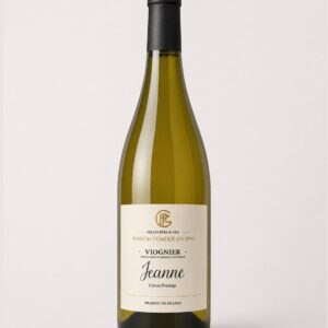 Bouteille de vin Viognier cuvée Jeanne, Maison Gilles Père & Fils